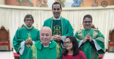 Missa em ação de graças celebra 80 anos do Diácono Ariston e encerra 18 anos de serviço na Paróquia Santíssima Trindade