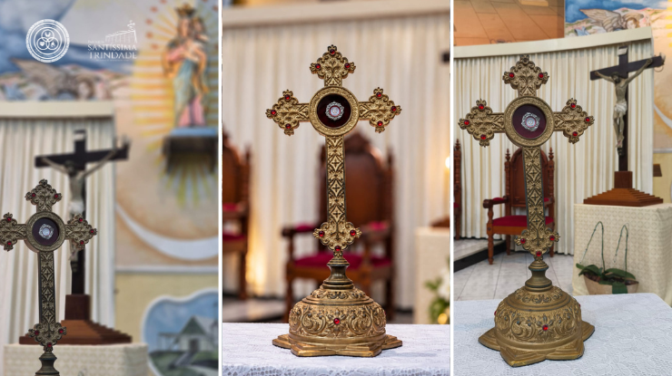 Relíquia de Santa Elena Guerra visita a Paróquia Santíssima Trindade