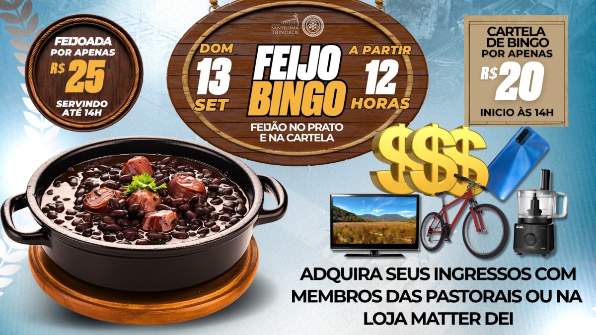 FeijoBingo - Feijoada e Show de prêmios