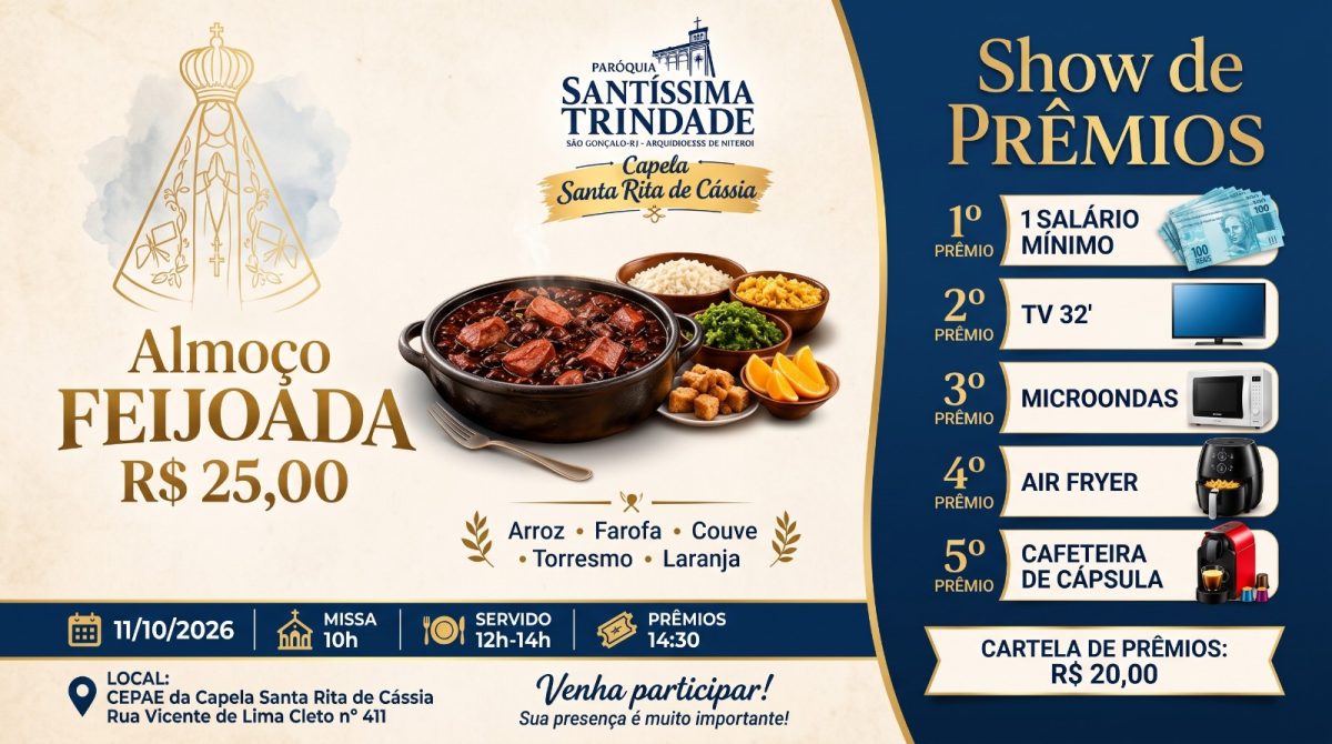 Feijoada / Show de prêmios Santa Rita